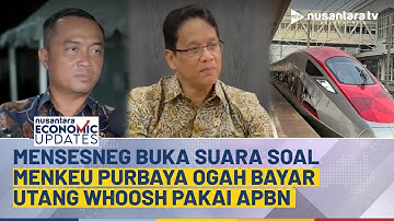 Istana Respons Menkeu Purbaya Tolak Bayar Utang Kereta Cepat Whoosh Pakai APBN | NEU