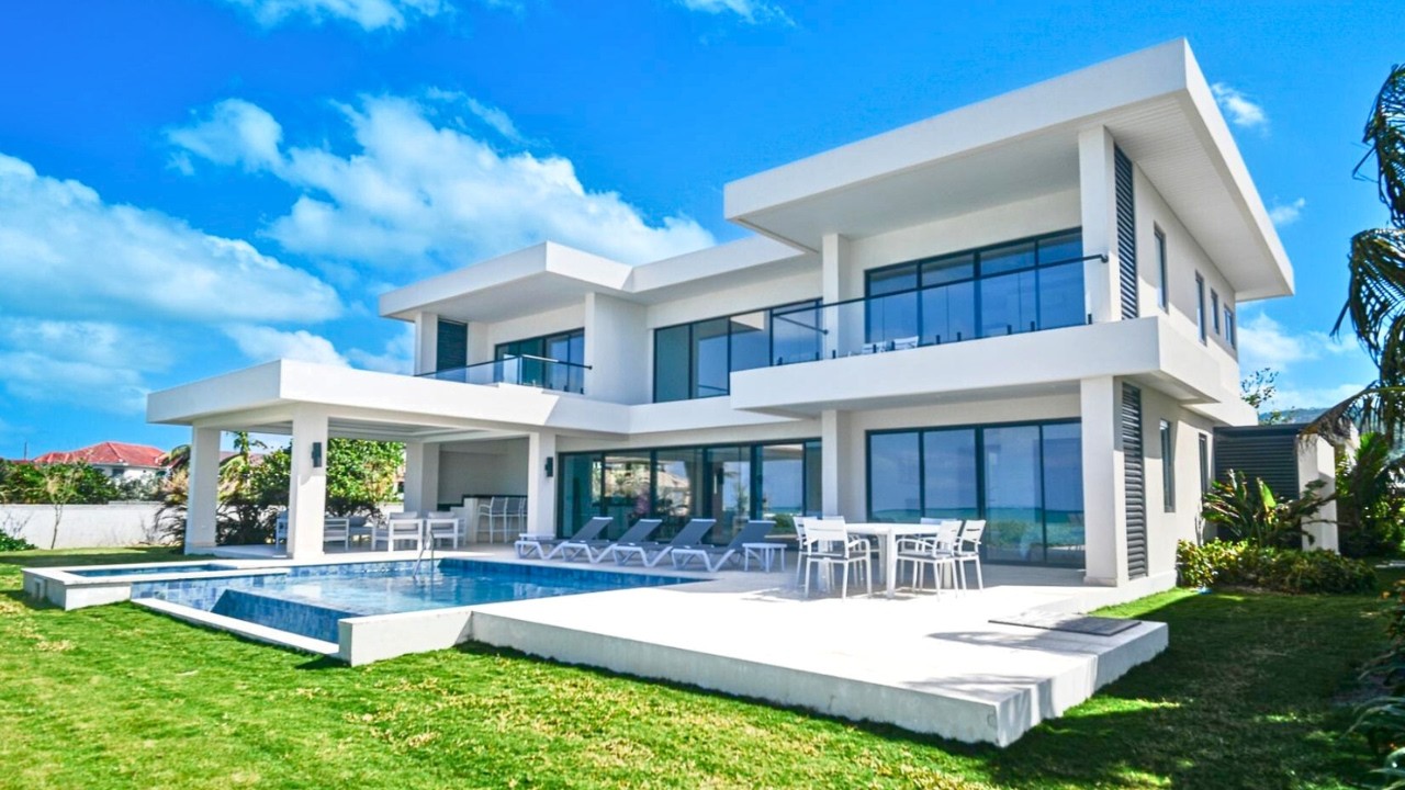Beachfront 5 Bedroom 6 Bathroom Villa For Sale at Palm Beach, Runaway Bay, St Ann, Jamaica 