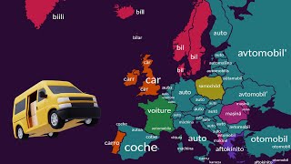 Comparison Of European Languages Vehicles