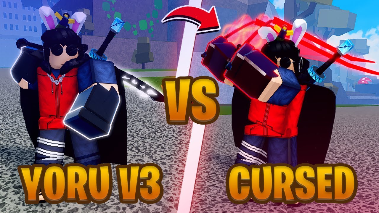 Conta de Blox Fruits com Raça V4 Control e Shadow e Cursed Dual Catana e  Mini Yoru, Jogo de Computador Usado 89534232