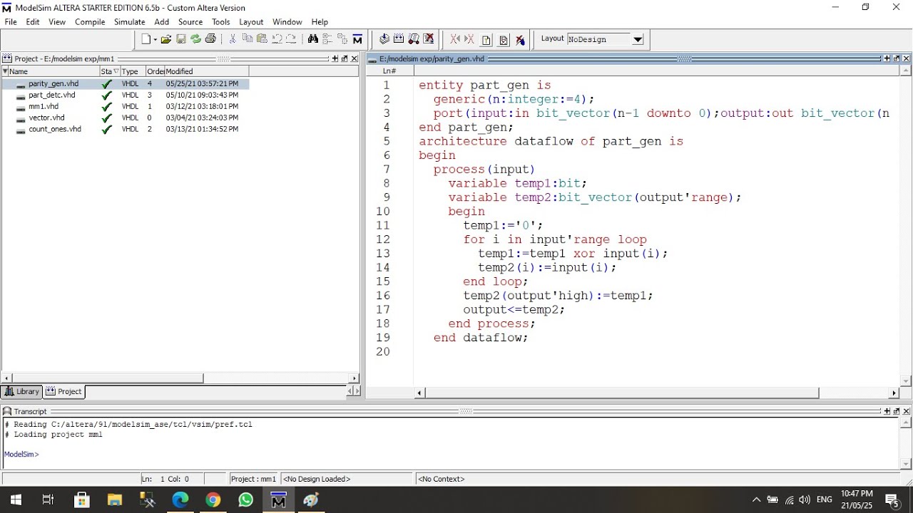 parity generator - YouTube