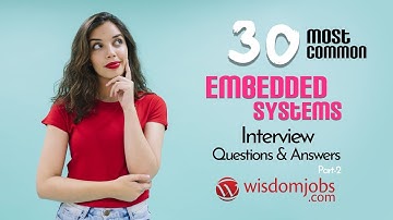 TOP 15 Embedded Systems Interview Questions and Answers 2019 Part-2 | Embedded Systems