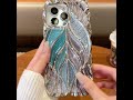Plating TPU case+leaves case for iPhone Series
