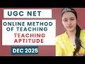 Online method of Teaching |📌 📍 Teaching Aptitude| UGC NET Paper 1 ✅ #ugcnetpaper1 #teachingaptitude 