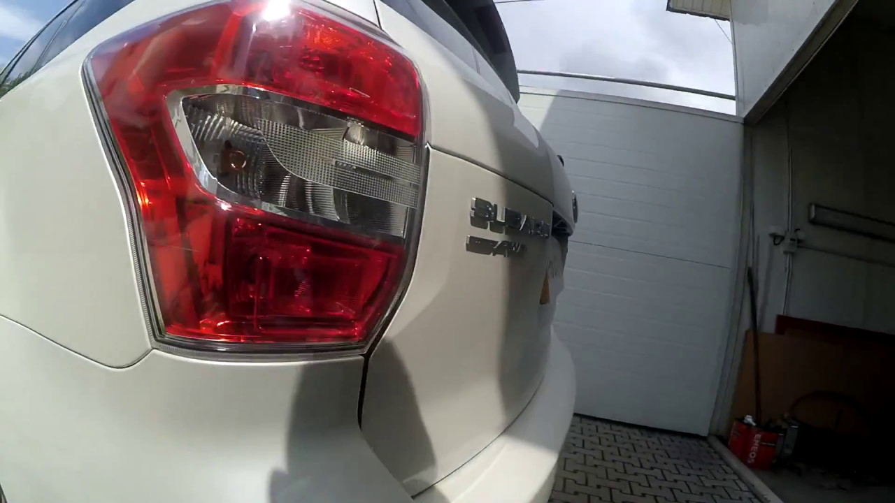 Субару Форестер - небольшой ремонт бампера. - YouTube