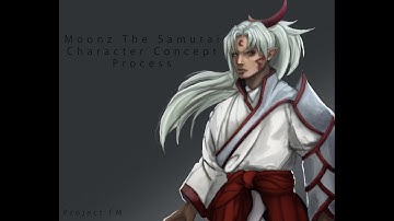 Moonz The Samurai Character Design Process