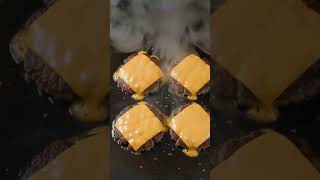 The CRUNCHIEST Smash Burger You've Ever Heard ? ASMR No Talking  #shorts   #cooking
