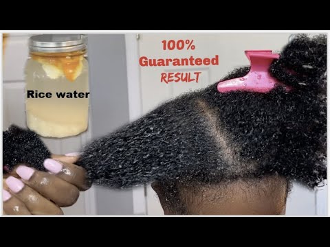 How to use RiceWater for extremely fast hair growth 100% GUARANTEED results. kids rice water routine