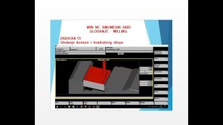 WinNC  SINUMERIK  840D  -  Glodanje  konture  i  kvdratnog  džepa
