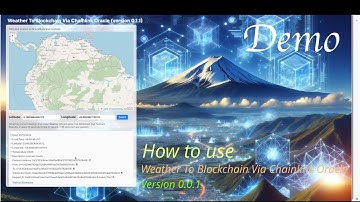 How to use WeatherTo Blockchain Via Chainlink Oracle (ver.0.1.1)