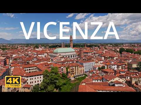 Vicenza, Italy 🇮🇹 | 4K Drone Footage (With Subtitles)