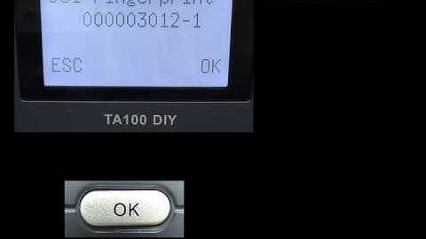 TA100 DIY_06-To Delete a User.wmv