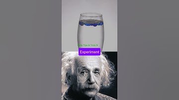 Oil + Colour Experiment #geniustheory #scienceexperiments #sciencetricks #albert einstein