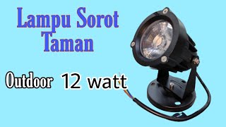 tutorial memasang lampu sorot LED 20watt || LED Floodlight