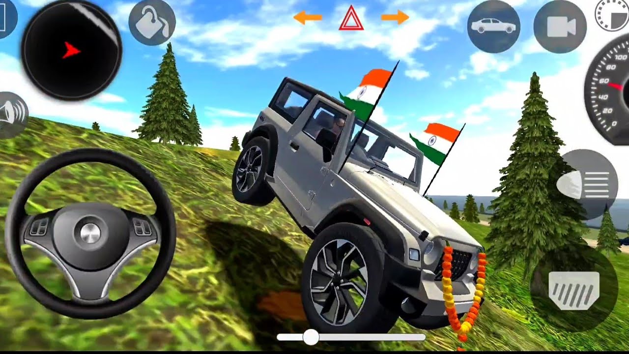 Modified mahindra thar game viral video new game thar wala car wala gadi wala gaming