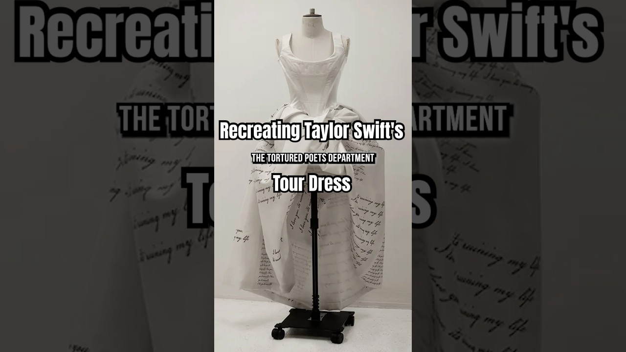 👀 can I THRIFT FLIP Taylor Swift's tour dress?! 👀 #ttpd #cosplaytutorial #taylorswiftcosplay