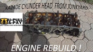 Junkyard run at U-Pull-&-Pay for engine rebuild parts  (Ep2)