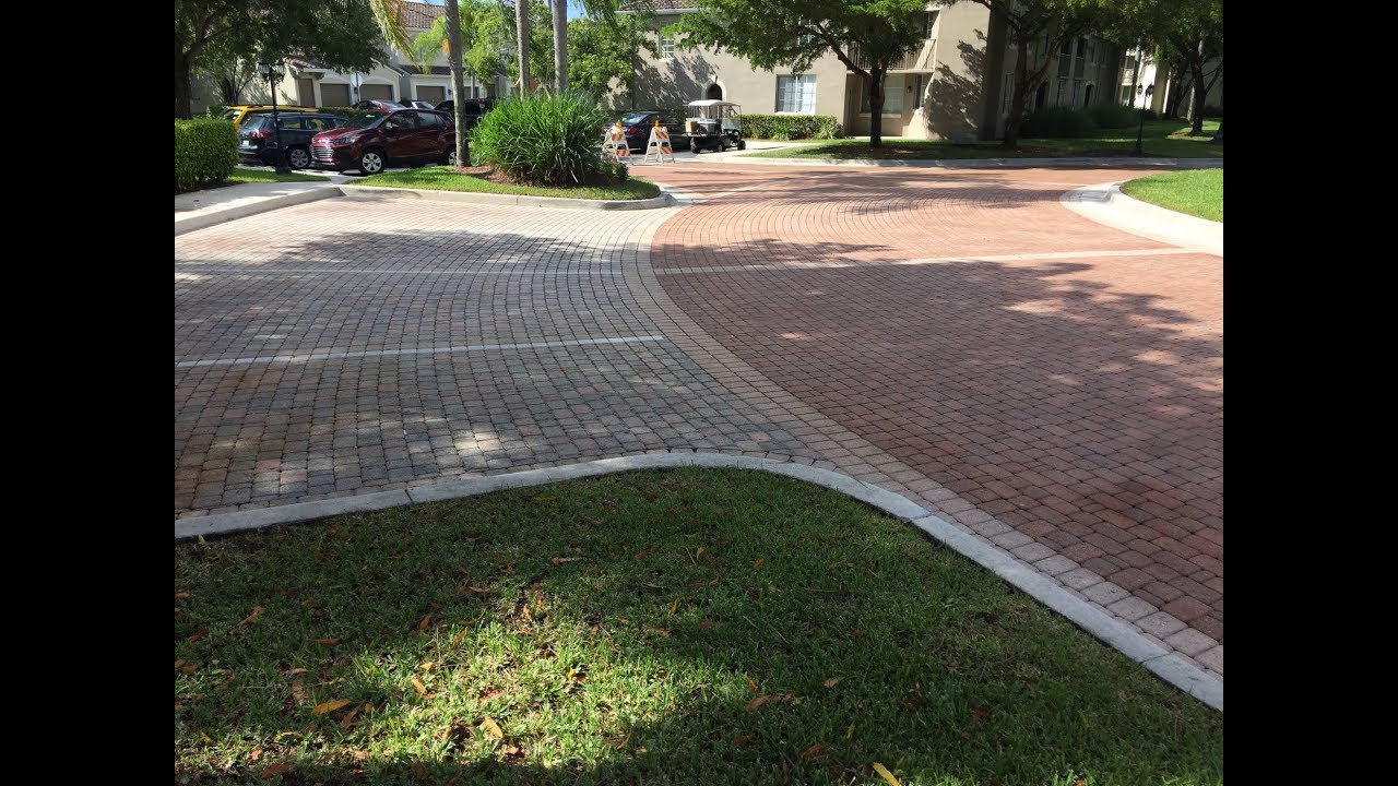 Staining Brick Pavers, Faded Brick Pavers YouTube