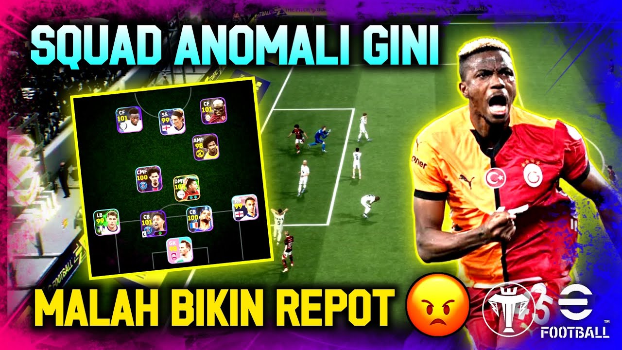 KETEMU SQUAD ANOMALI MALAH BIKIN REPOT 😫 GAMEPLAY LIGA DIVISI eFootball 2026 Mobile