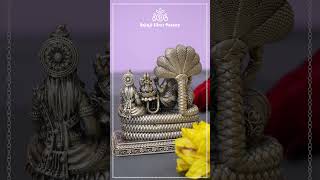Embrace Yourself With Divinity Of Lord Padmanabhaswamy Silver Idol | Balaji Silver Palace | #divine