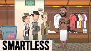 LeBron James Sprains His Groin and Continues to Play on Christmas | SmartLess Podcast Clip