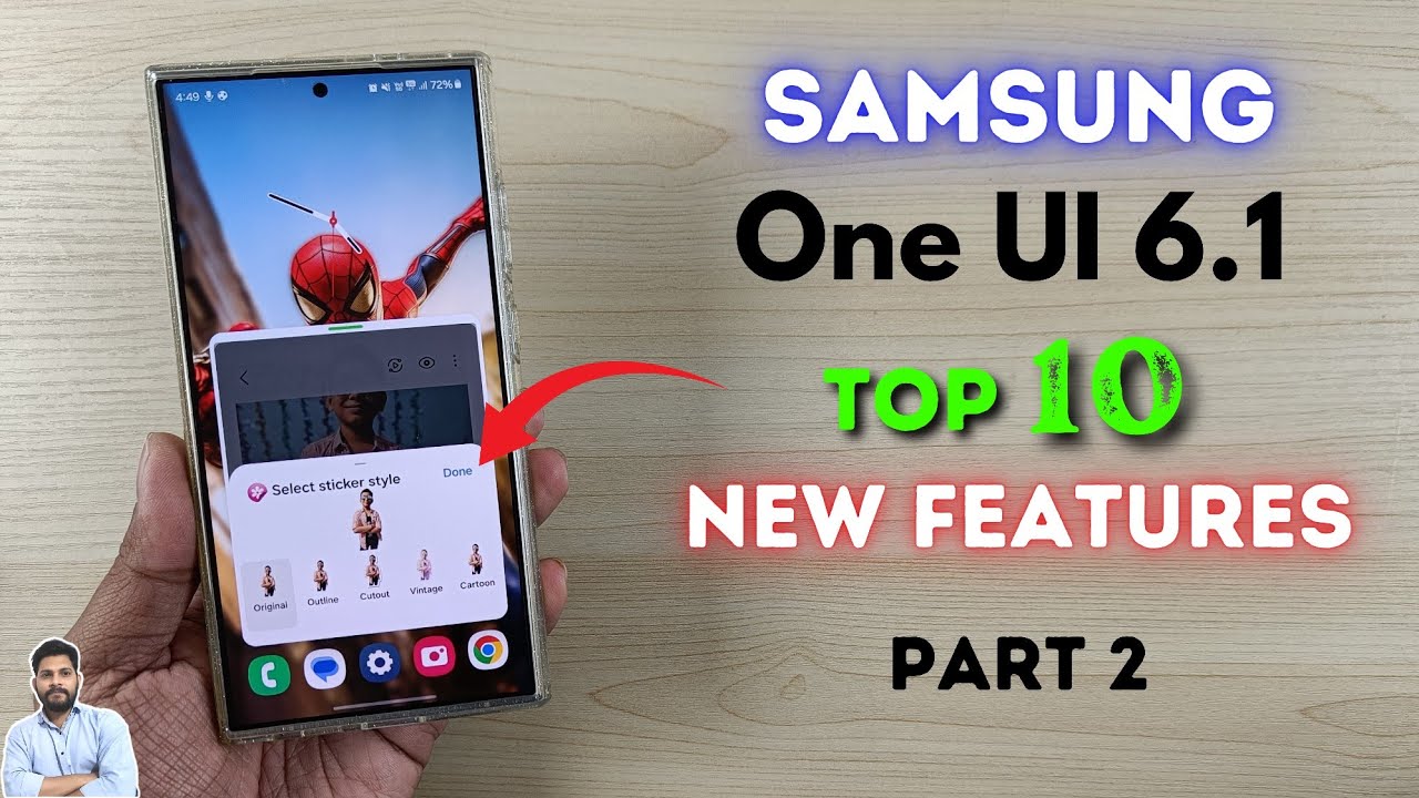 Samsung One UI 6.1 : Top 10 New Features (Part 2) - YouTube