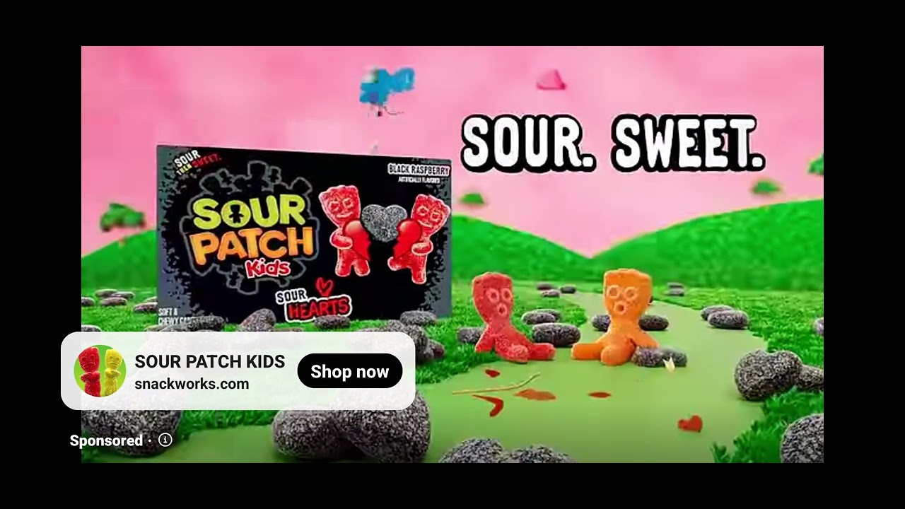 Sour patch kids 2026 commercial version 2 - YouTube