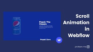 Scroll Animation with Background Color Change, Text Scale, and More | Pepsi Website #04