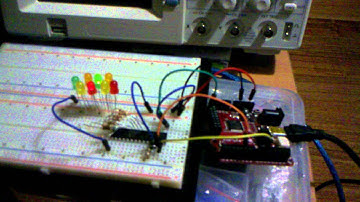Leaflabs Maple - Light Chaser Demo utilising MCP23018