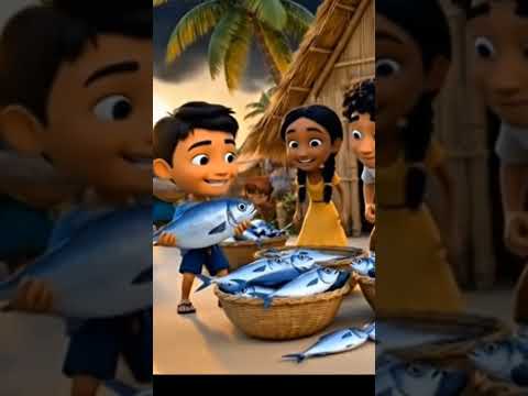 Poor fisherman #ai #cartoon #shortvideo