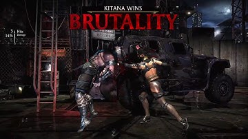ASSASSIN KITANA | HOW TO PERFORM BRUTALITY (using keyboard) - MORTAL KOMBAT XL