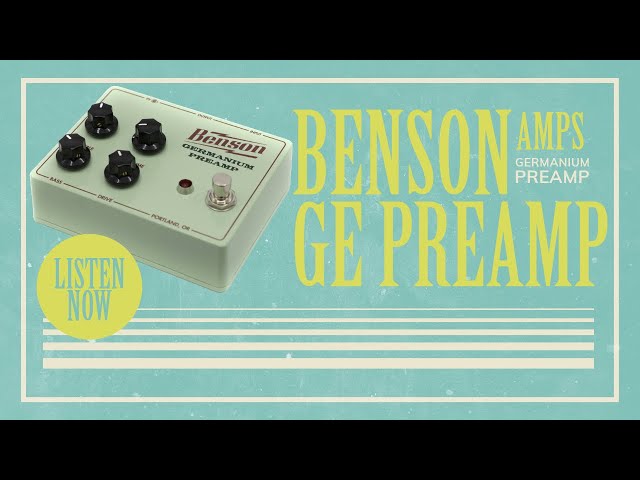 まっぷん　Benson Germanium Preamp プリアンプ Amazon.com: Benson Amps Germanium Preamp Guitar Effects Pedal