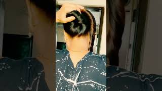 thin hair big low bun  #ytshorts #sakhibeautypoint #hairstyle #viral