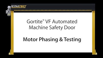 Motor Phasing and Testing | Automated Machine Safety Door