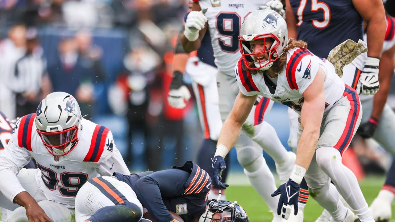 NINE Sacks of Caleb Williams by the New England Patriots - NFL Week 10 2024