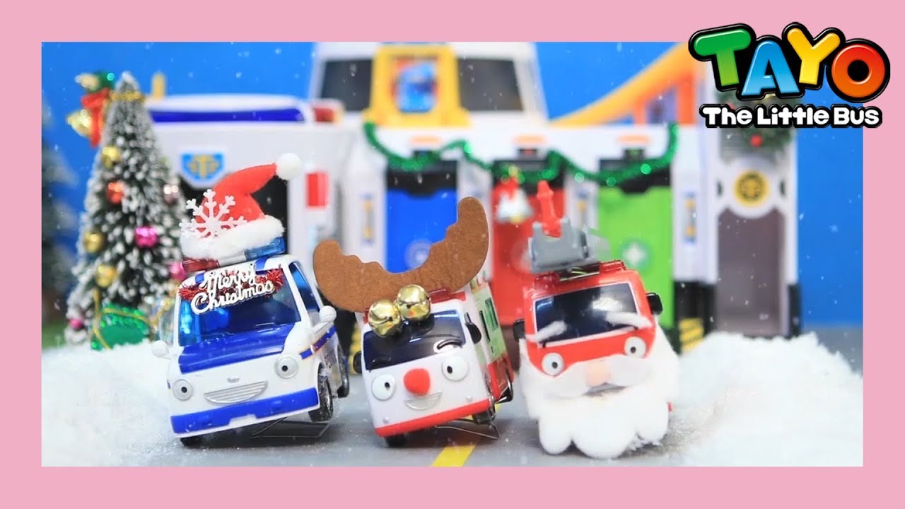 Tayo The brave cars and it's Christmas! l Tayo Toys Story l Tayo the ...