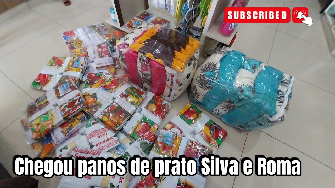UM GRANDE LIVRAMENTO CONTEI PRA VCS 🙌CHEGOU PANOS DE PRATO/TAPETES #lojadecroche 
