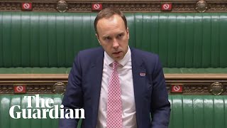Health secretary Matt Hancock addresses parliament on Covid testing failure – watch live