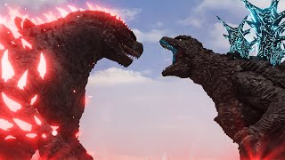 EVOLVED GODZILLA vs GODZILLA MINUS ONE Battle !  - Kaiju Arisen 5.0