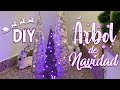 DIY - ÁRBOL DE NAVIDAD HECHO con HILO y LUCES MUY FÁCIL🎄.