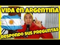 Respondo preguntas sobre vivir en argentina