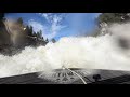 WattsCraft 300+hp mini jet boat goes under... and over Howards Plunge rapid at 5160CFS!