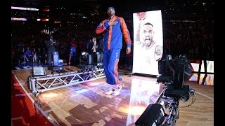 Kenyon Martin Swats A Shot Into The Crowd