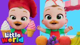 Yes Yes Fruits and Ice Cream Song | Kids Cartoons and Nursery Rhymes