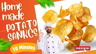 Potato Chips Home Made Crunchy Try Now