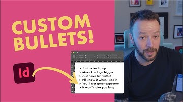 How to make completely custom bullet points in InDesign
