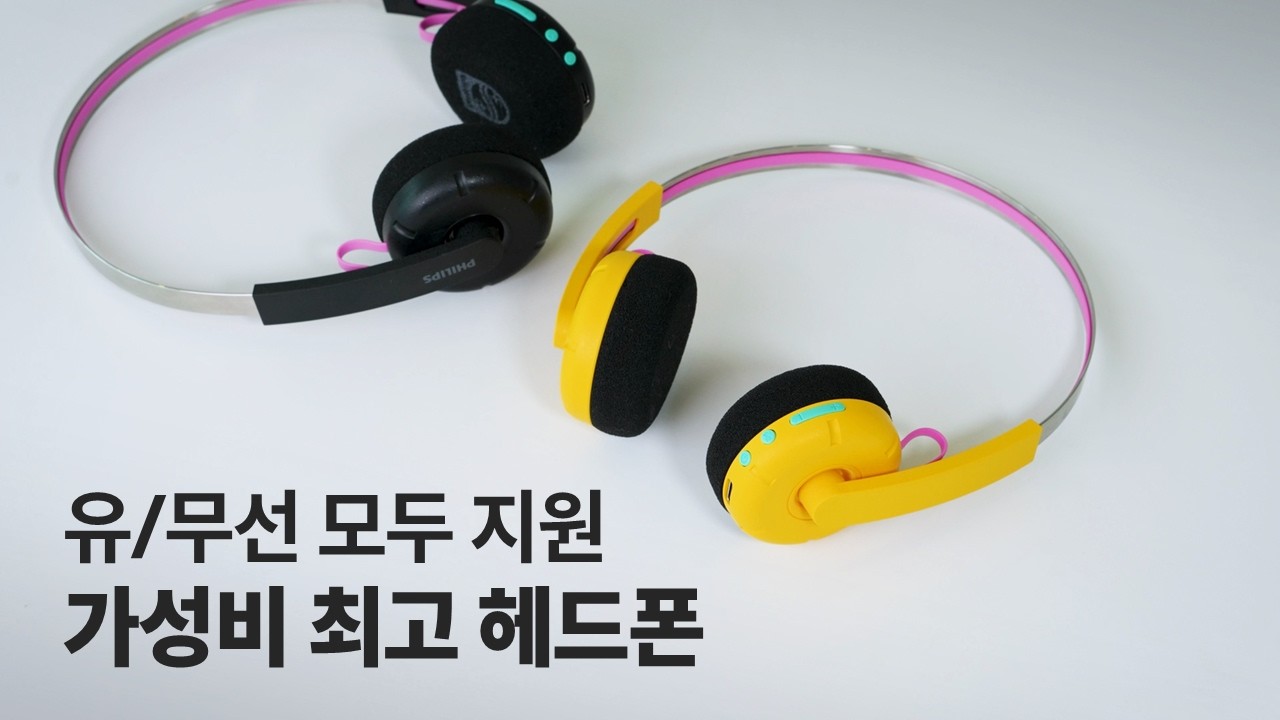 음감, 패션, 통화까지, 만능 가성비 유무선 헤드폰ㅣPHILIPS RINGO DUO