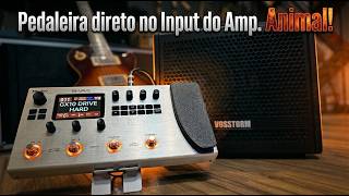 PEDALEIRA MK300 DIRETO no INPUT DO AMP GX10 - SIMPLES e TOP!