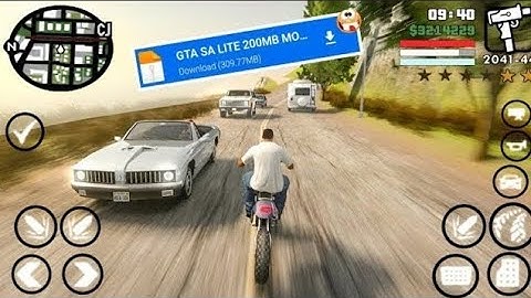 GTA SA Lite 200Mb For Android 11-15 With Cleo Cheats and Enhanced Graphics | 2025 Edition
