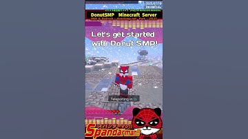 [Minecraft server] I decide my home with Set Home [#donutsmp]Java&Bedrock #spandarman